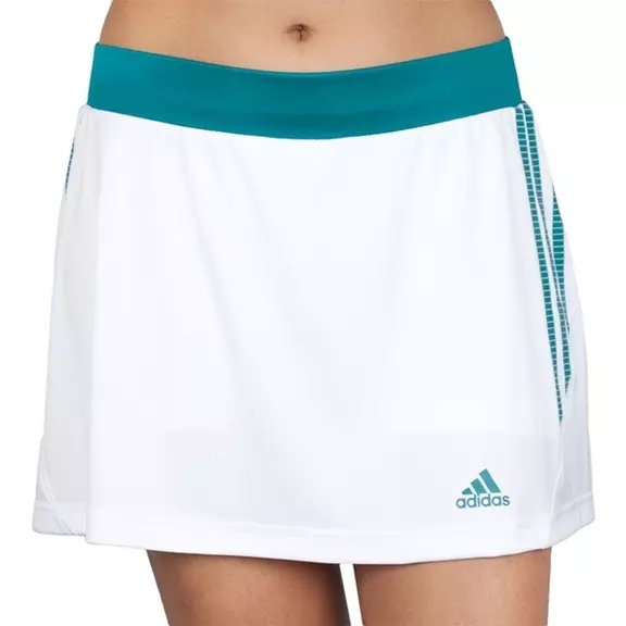 Adidas Falda Padel W Response Skort (blanco/verde menta)