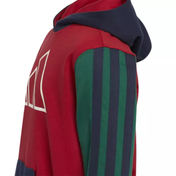 Adidas Basketblall Young Lil Stripe Hoodie "Team Victory Red"