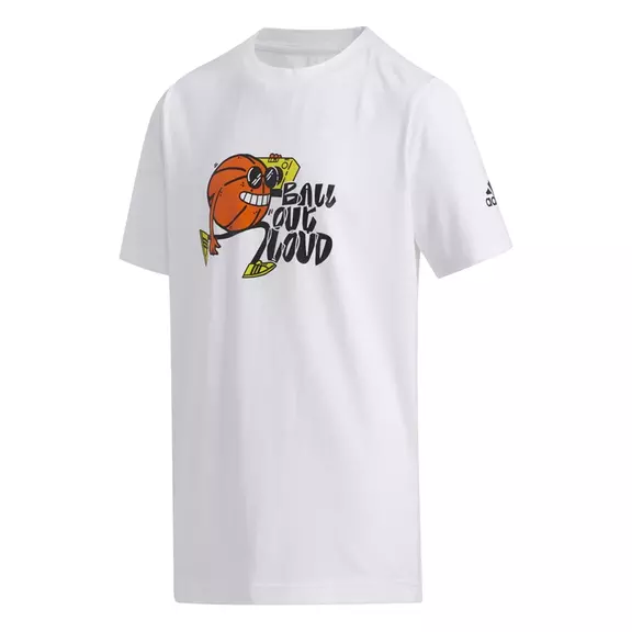 Adidas Performance Lil Stripe Ball Out Loud Tee Kids