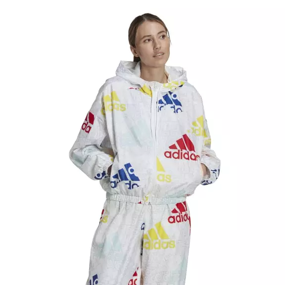 Adidas W Essentials Multi-Colored Logo Loose Fit