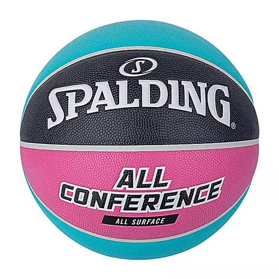 Balón Basket Spalding All Conference  Teal Pink Sz6 Rubber