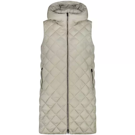 Campagnolo Long Hooded Vest with Diamond Quilting