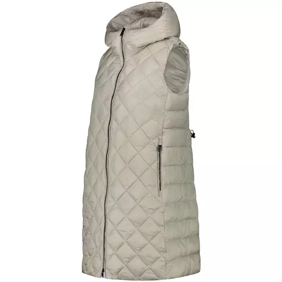 Campagnolo Long Hooded Vest with Diamond Quilting