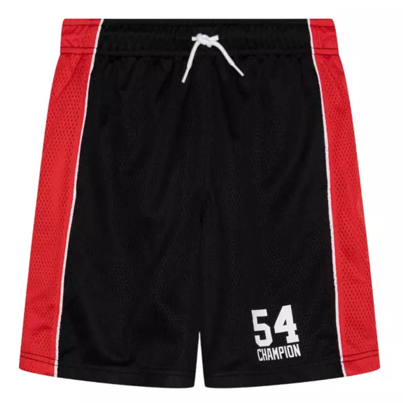 Champion Basketball Kids Inspired Logo Short "Black-Red"