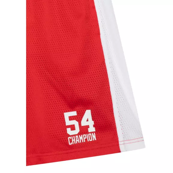 Champion Basketball Kids Inspired Logo Short "Red-White"