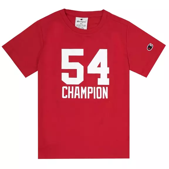 Champion Basketball Kids Sport Lifestyle Big Braphic Mesh Tee "Red"