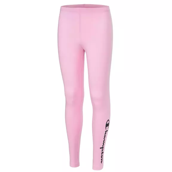 Champion Legacy Girls Script Logo Stretch Leggings "Pink"