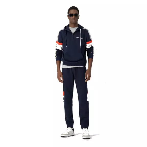 Champion Legacy Jacquard Tape Insert Stripe Joggers "Navy"