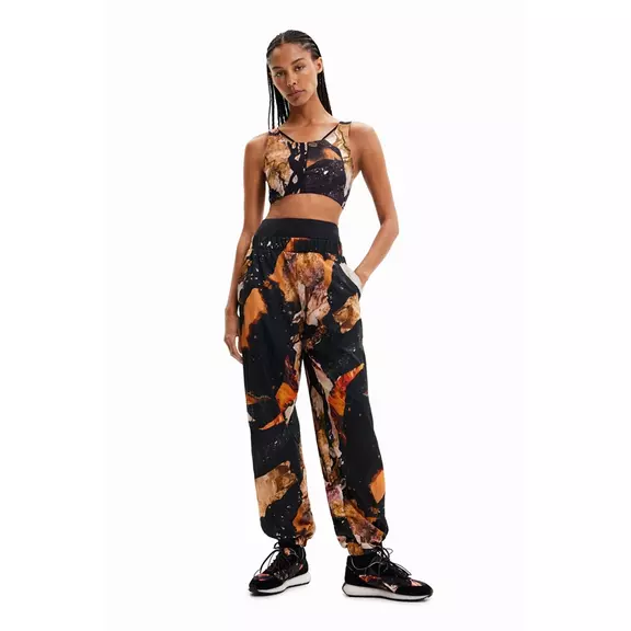 Desigual Mineral-Effect Print Joggers