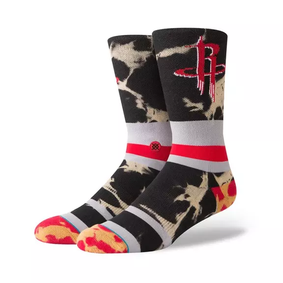 Houston Rockets Acid Wash Socks