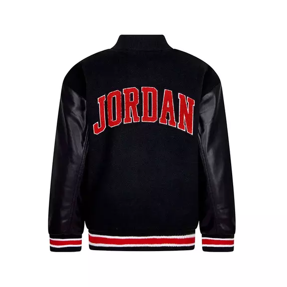 Jordan Kids Varsity Jacket "Black Red"