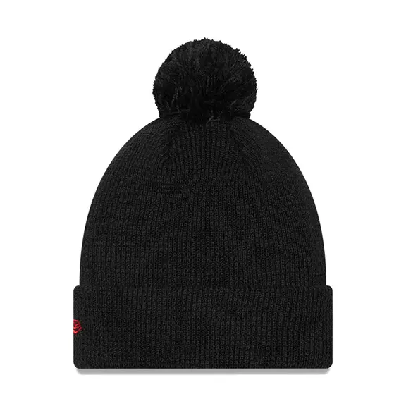 New Era NBA Chicago Bulls Bobble Beanie Pompom "Black"