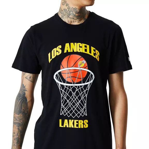 New Era NBA Los Angeles Lakers Basketball Tee