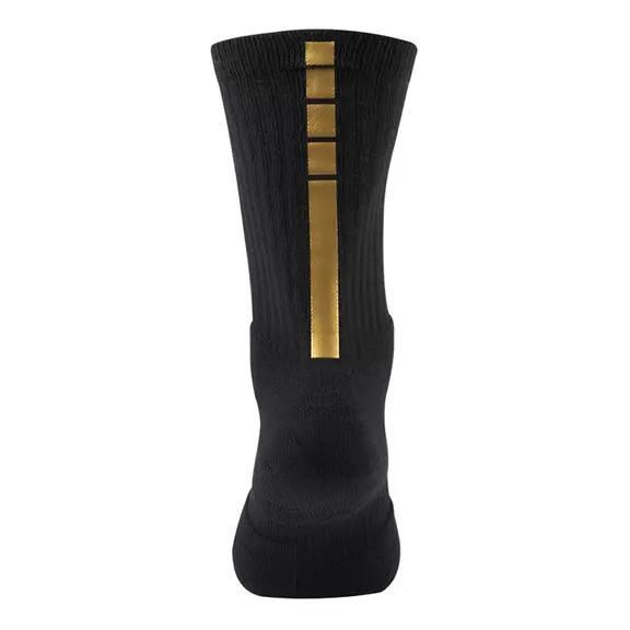 Nike Elite Crew Basketball Socks "BlackGold"