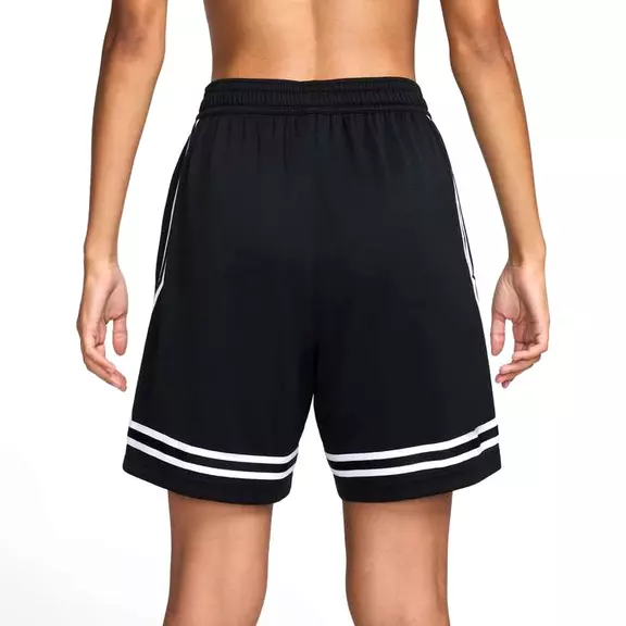 Nike Short Crossover Dri Fit 18 cm Mujer "Black/White"