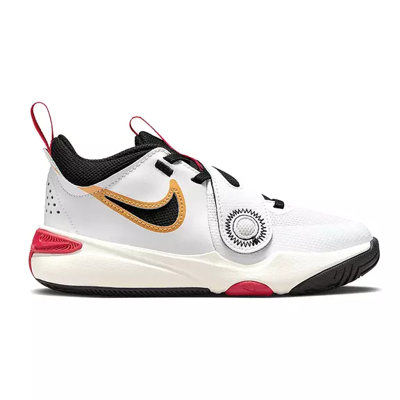 Nike Team Hustle D 11 (GS) "White Metallic Gold"