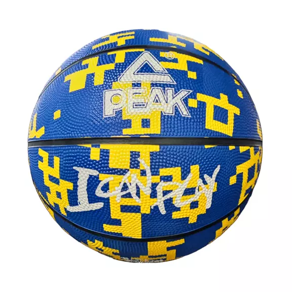 Balón Basket Peak "I Cam Play Blue-Yellow" (Talla 5)