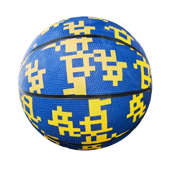 Balón Basket Peak "I Cam Play Blue-Yellow" (Talla 5)