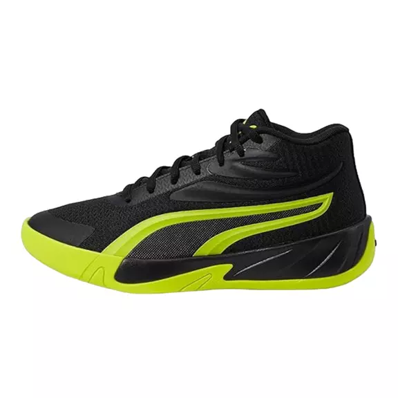 Puma Court Pro Junior "Black Electric Lima"