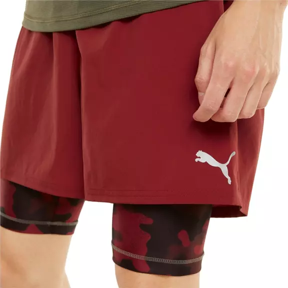 Puma Run Graphic 2 In 1 5" Shorts