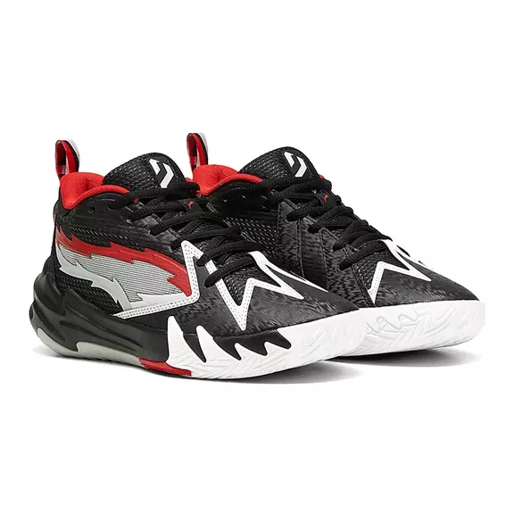 Puma Scoot Zeros O.D.D. City Junior "Black All Time Red"