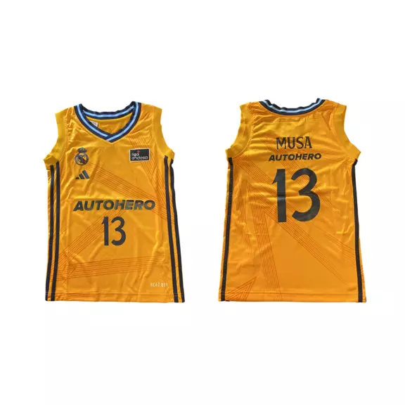 Real Madrid Camiseta ACB Basket Niñ@ 2ª Equip 24/25 # 13 MUSA #