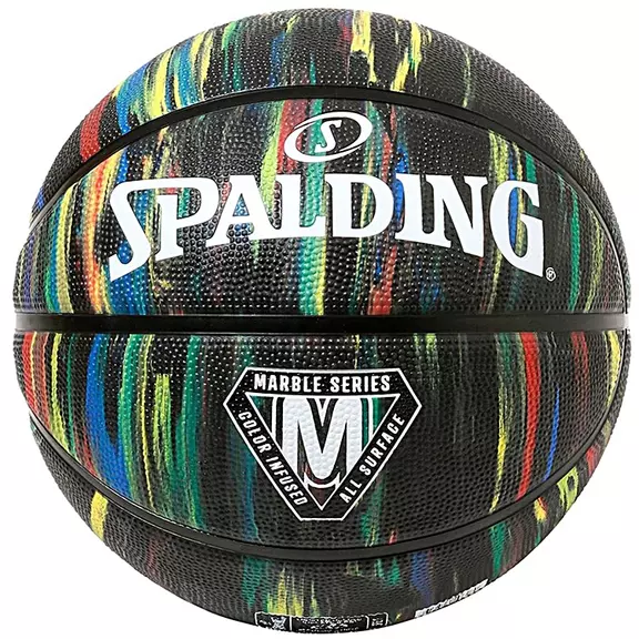 Spalding Marble Series Black Rainbow (Talla 5)