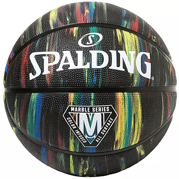 Spalding Marble Series Black Rainbow (Talla 5)