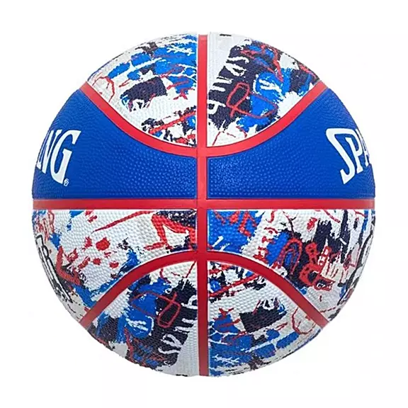 Balón Spalding Blue Red Graffiti Sz7 Rubber (Talla 7)