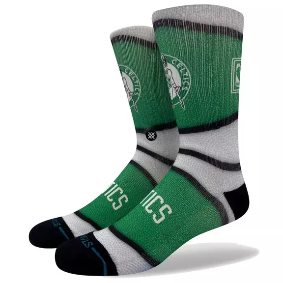 Stance Casual NBA Boston Celtics Mini Ball Hardwood Classic Poly Crew Socks