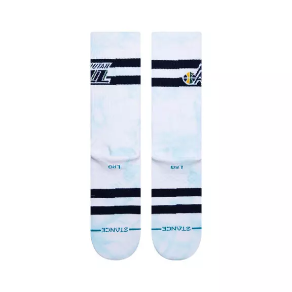 Stance Casual NBA Jazz Dyed Crew Socks "Blue"