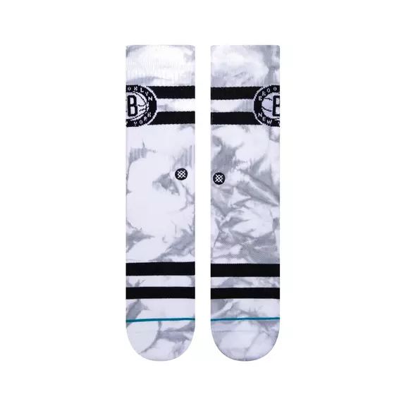 Stance Casual NBA Nets Dyed Crew Socks "Grey"