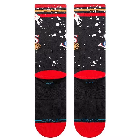 Stance Casual NBA Overspray Philadenphia Crew Socks