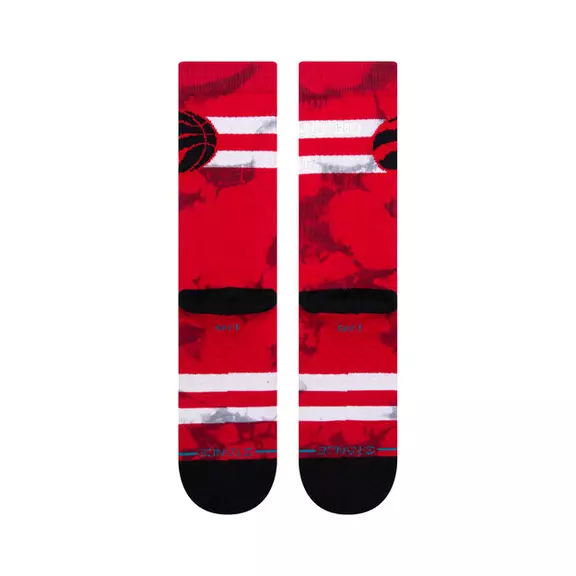 Stance Casual NBA Raptors Dyed Crew Socks "Red"