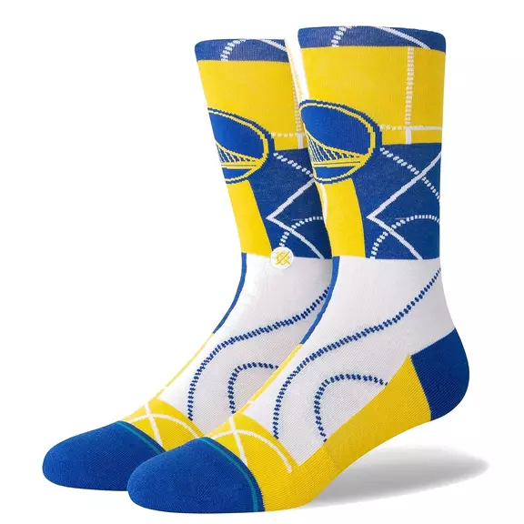 Stance Casual NBA Zone GSW Crew Socks