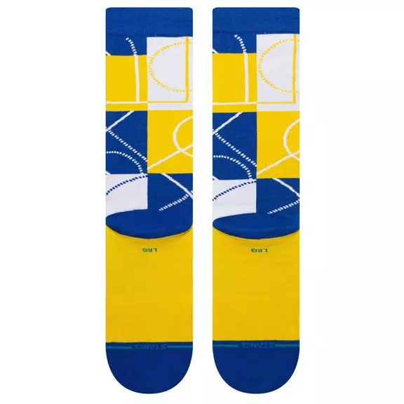 Stance Casual NBA Zone GSW Crew Socks