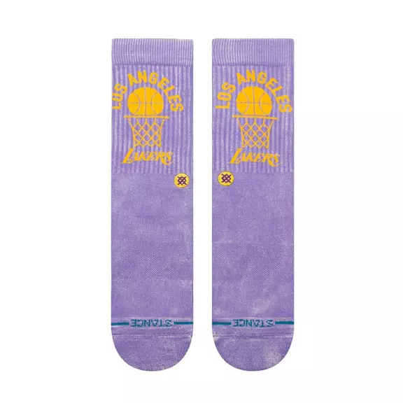 Stance Casual Vintage LA Lakers Crew Socks