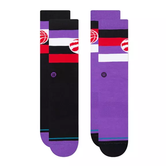 Stance NBA Casual Raptors ST 2 Pack Crew Socks