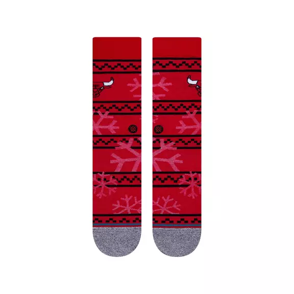 Stance NBA Chicago Bulls Frosted 2 Crew Socks "Red"