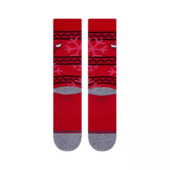 Stance NBA Chicago Bulls Frosted 2 Crew Socks "Red"