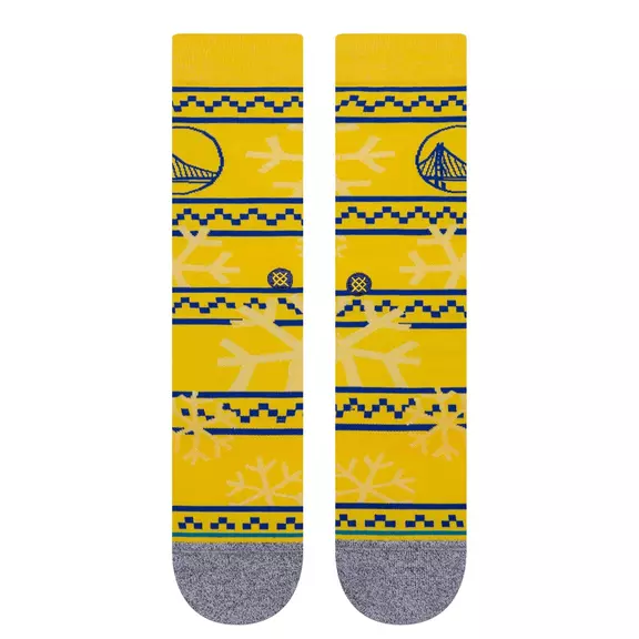 Stance NBA Golden State Frosted 2 Crew Socks "Yellow"