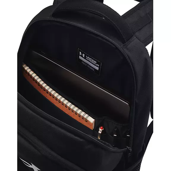 UA Hustle 6.0 Backpack "BlackWhite"