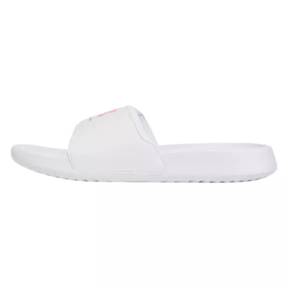 UA Women's Ignite Select Slides "White-Super Pink"