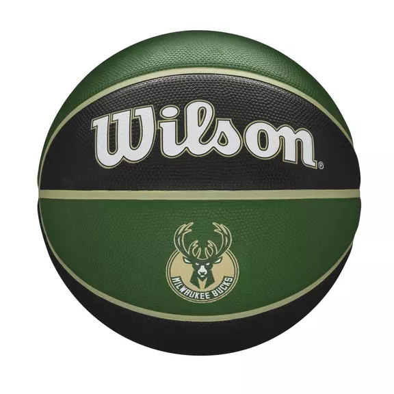 Balón Baloncesto Wilson NBA Team Tribute Milwaukee Bucks (Talla 7)