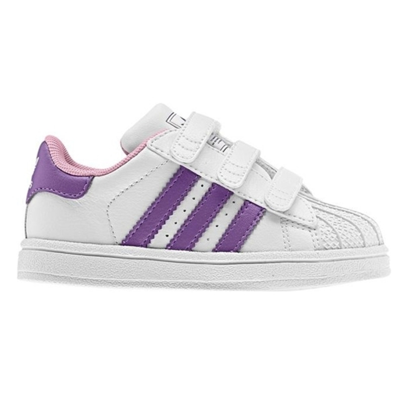 Adidas blancos 2024 con morado