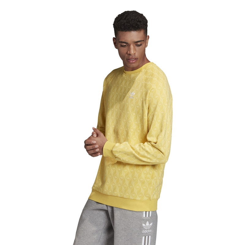 Adidas Originals AOP Crew Sweatshirt Easy Yellow