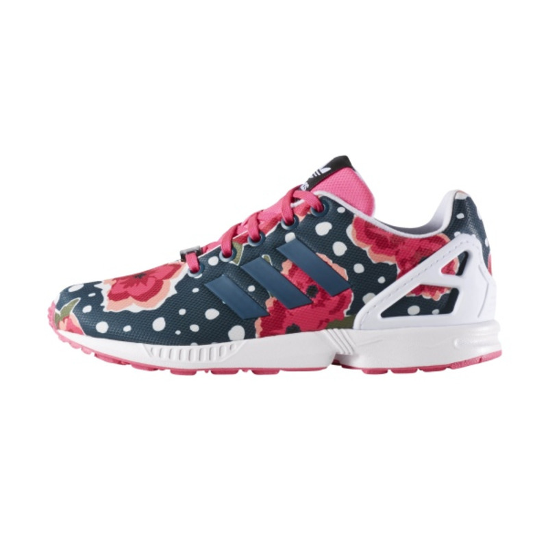 Adidas zx flux 2024 rosas y plata