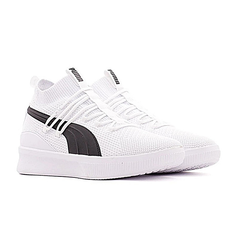 Puma clyde court white best sale