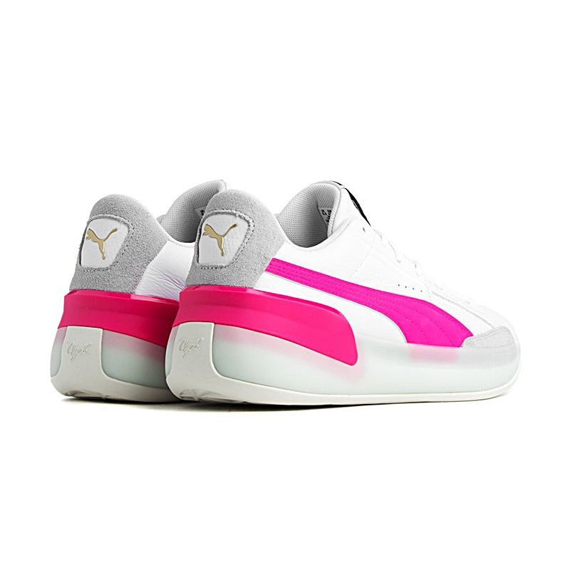 Puma clyde court pink best sale