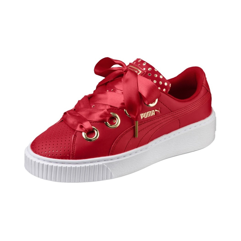 Puma Platform Kiss Ath Lux Wn s Ribbon Red